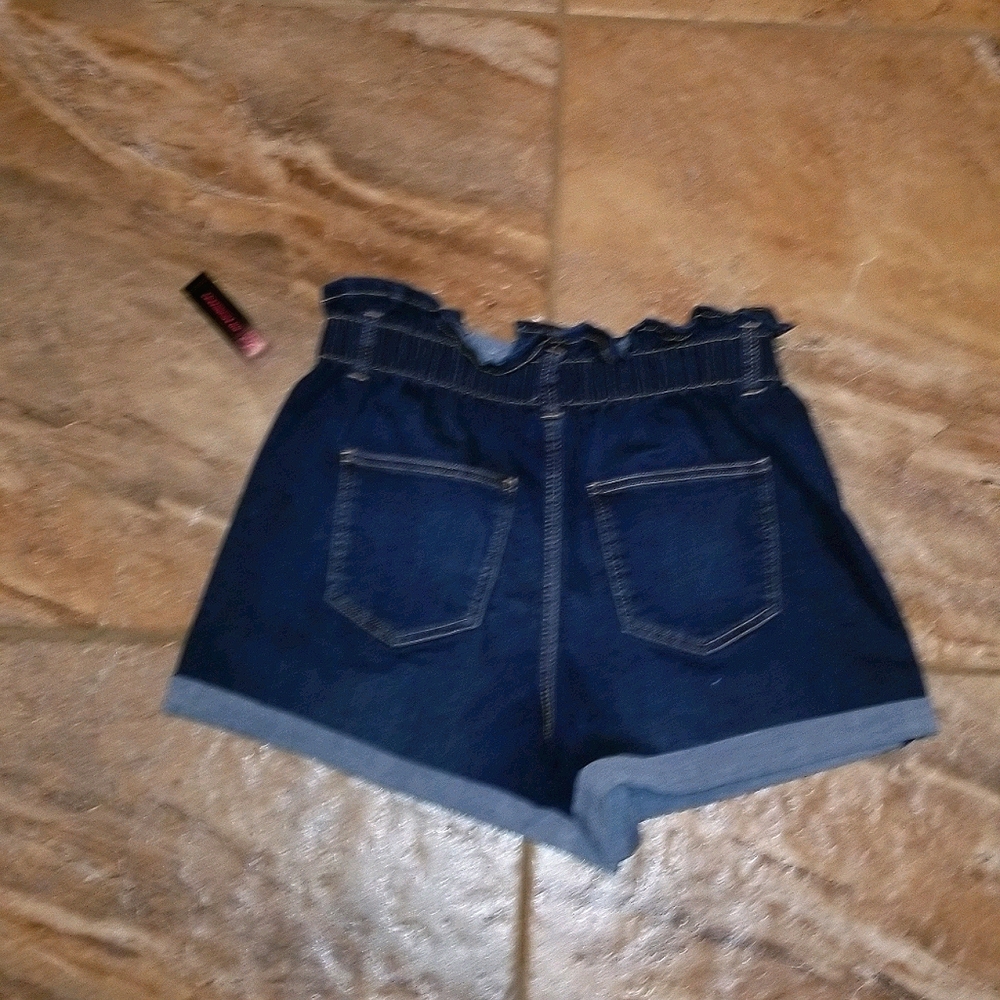 Ultra high waist paperbag shorts - Picture 3 of 5